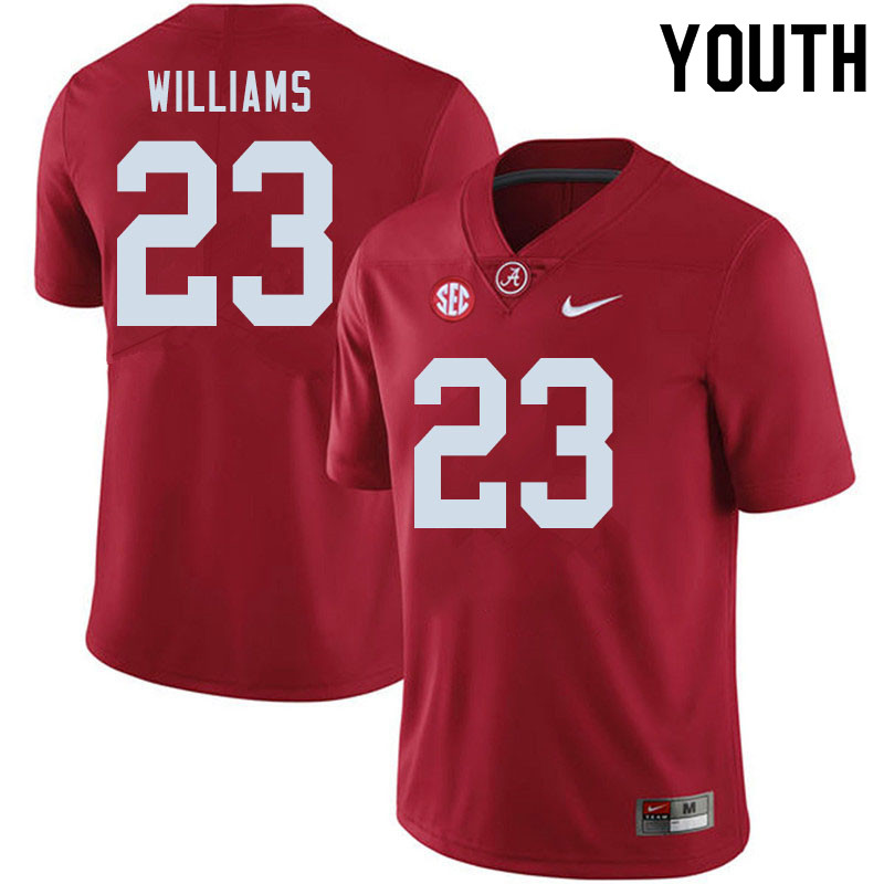 Youth #23 Roydell Williams Alabama Crimson Tide College Football Jerseys Sale-Crimson